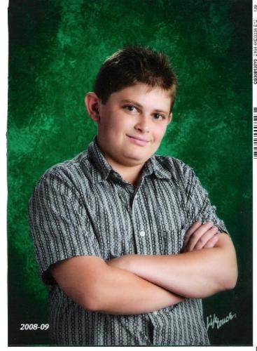 Last school pic taken. 13 yrs old.
